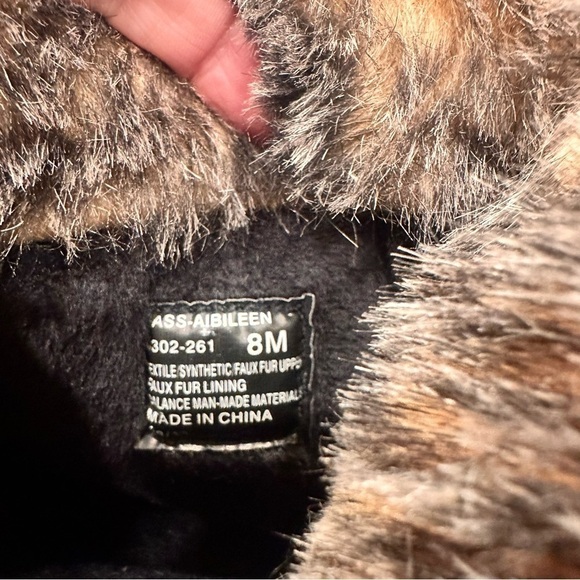 Bass women’s snow winter fur boots lace up water resistant warm - Picture 4 of 8